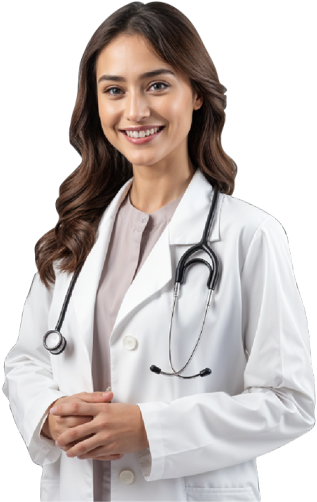 Professional surgeon with stethoscope